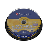 Artikelbild 1 für verbatim DVD+RW 4,7 GB wiederbeschreibbar, 10 St., Artikelnummer 331942