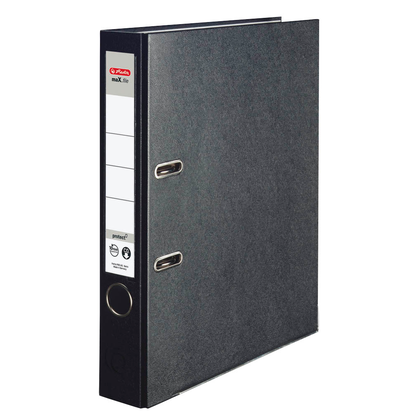 Artikelbild für herlitz maX.file protect Ordner schwarz Kunststoff 5,0 cm DIN A4, 1 St., Artikelnummer 138594