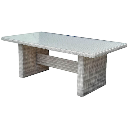 Artikelbild 2 für Garden Pleasure Gartentisch DIJON grau rechteckig 200,0 x 100,0 x 75,0 cm, Artikelnummer 134793