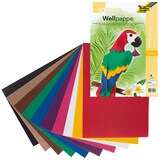 Artikelbild 1 für folia Bastelwellpappe E-Welle farbsortiert 1 Pack, Artikelnummer 375503