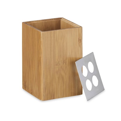 Artikelbild 2 für relaxdays Badaccessoires-Set braun, 1 Set, Artikelnummer 400311