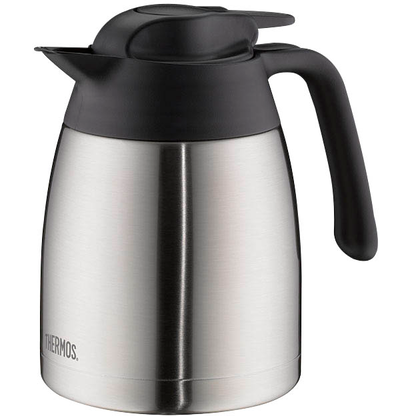 Artikelbild für THERMOS® Isolierkanne THV silber, schwarz 1,0 l, 1 St., Artikelnummer 396844