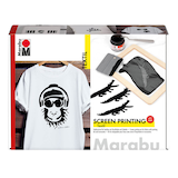 Artikelbild 1 für Marabu Zeichenschablonen-Set Textil schwarz, Artikelnummer 222939