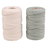 Artikelbild 1 für Rayher Makramee Garn eukalyptus, sand Ø 2,2 mm, 2 St., Artikelnummer 686489