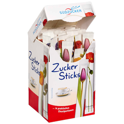 Artikelbild 4 für SÜDZUCKER Zuckersticks, 50x 5,0 g, Artikelnummer 353652
