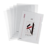 Artikelbild 1 für AKTION: herlitz Sichthüllen Aktenhülle DIN A4 transparent genarbt 0,19 mm, 10 St., Artikelnummer 794604