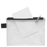 Artikelbild 1 für FolderSys Reißverschlussbeutel DIN A6 transparent/schwarz 0,15 mm, 1 St., Artikelnummer 357392