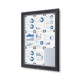 Artikelbild 1 für Showdown® Displays Schaukasten Premium grau 9x DIN A4 80,5 x 4,7 x 106,7 cm, 1 St., Artikelnummer 104107