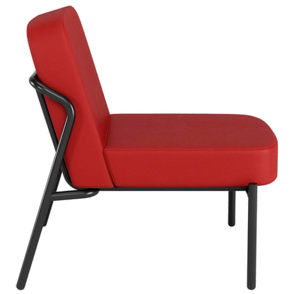 Artikelbild 2 für medso powered by PAPERFLOW Sessel MEDSO S Rund rot schwarz Kunstleder 58,0 x 74,3 x 73,6 cm, 1 St., Artikelnummer 522189