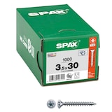 Artikelbild 1 für SPAX® Universalschrauben T20 Senkkopf WIROX 1191010350305 3,5 mm x 30 mm, 1.000 St., Artikelnummer 395481
