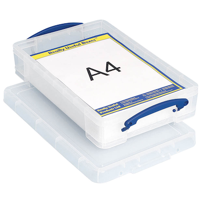 Artikelbild 7 für Really Useful Box Aufbewahrungsbox 4,0 l transparent 39,5 x 25,5 x 8,8 cm, 1 St., Artikelnummer 253831