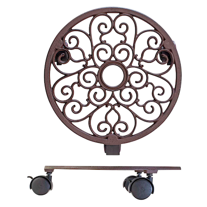 Artikelbild 4 für WAGNER® design yourself Pflanzenroller ANTIK GH 0925 Metall, Ø 29,0 cm dunkelbraun rund, 1 St., Artikelnummer 419998