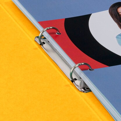 Artikelbild 11 für VON LEITZ Ringbuch 2-Ringe gelb 2,5 cm DIN A4, 1 St., Artikelnummer 635266