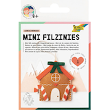 Artikelbild 1 für folia Nähset Mini Filzinies LEBKUCHENHAUS braun, Artikelnummer 692257