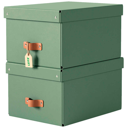 Artikelbild für LEITZ Puro Aufbewahrungsboxen 17,0 l grün 27,0 x 37,0 x 20,0 cm, 2 St., Artikelnummer 669727
