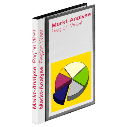 Artikelbild 2 für FolderSys Sichtbuch DIN A5, 20 Hüllen schwarz, 1 St., Artikelnummer 362871