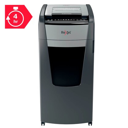 Artikelbild 7 für Rexel Optimum AutoFeed+ 750X Aktenvernichter mit Partikelschnitt P-4, 4 x 28 mm, schwarz, Artikelnummer 429831