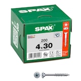 Artikelbild 1 für SPAX® Universalschrauben T20 Senkkopf WIROX 0191010400303 4 mm x 30 mm, 200 St., Artikelnummer 396368