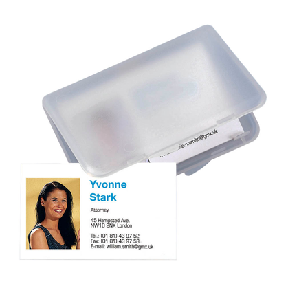 Artikelbild 4 für SIGEL Visitenkartenetui transparent, für bis zu 25 Visitenkarten, Artikelnummer 247981