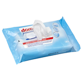 Artikelbild 1 für domol Desinfektionstücher 1-lagig weiß, 40 Tücher, Artikelnummer 213667