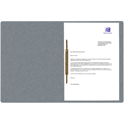 Artikelbild 2 für OXFORD Schnellhefter TOP FILE+ Karton grau DIN A4, 1 St., Artikelnummer 802062