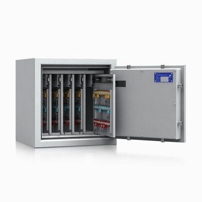 Artikelbild für ISS safe4key Schlüsseltresor lichtgrau mit 280 Haken, Elektronikschloss, 50,0 x 42,0 x 50,0 cm, 1 St., Artikelnummer 849713