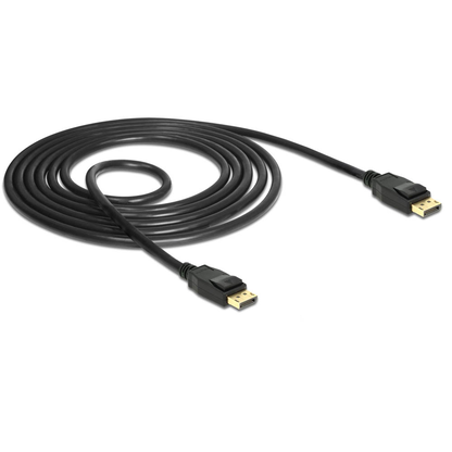 Artikelbild 2 für DeLOCK DisplayPort 1.2 Kabel 4K 60 Hz 1,5 m schwarz, 1 St., Artikelnummer 895153