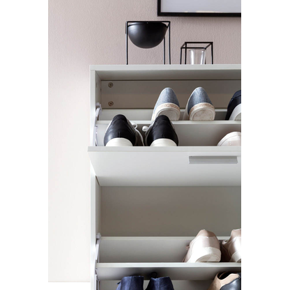 Artikelbild 12 für WOHNLING Schuhschrank, WL5.829 weiß 4 Fachböden 120,0 x 24,0 x 81,0 cm, Artikelnummer 908733