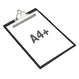 Artikelbild 1 für RAPESCO® Klemmbrett CD1000B2 DIN A4 schwarz Karton, 1 St., Artikelnummer 710359