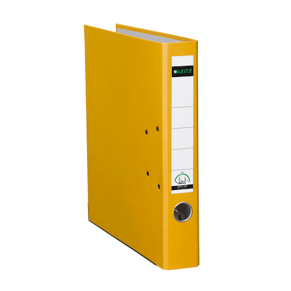 Artikelbild 2 für LEITZ 1015 Ordner gelb Kunststoff 5,2 cm DIN A4, 1 St., Artikelnummer 859264