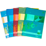 Artikelbild 1 für 5 JOLLY Heftumschläge farbsortiert Kunststoff DIN A4, Artikelnummer 528582