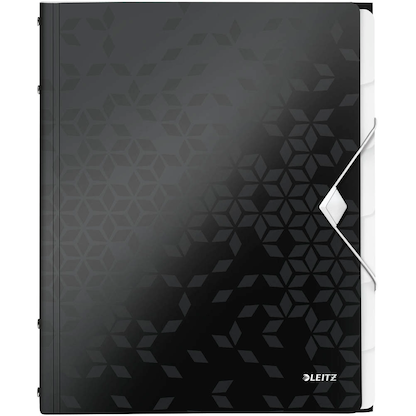Artikelbild für LEITZ Ordnungsmappe WOW 4633 6 Fächer schwarz, 1 St., Artikelnummer 899950