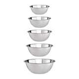 Artikelbild 1 für relaxdays Schüssel-Set silber 5-tlg., 5 St., Artikelnummer 361513