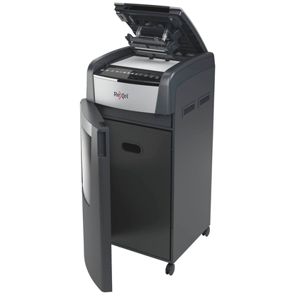 Artikelbild 8 für Rexel Optimum AutoFeed+ 750X Aktenvernichter mit Partikelschnitt P-4, 4 x 28 mm, schwarz, Artikelnummer 429831