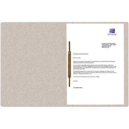 Artikelbild 2 für OXFORD Schnellhefter TOP FILE+ Karton chamois DIN A4, 1 St., Artikelnummer 802084