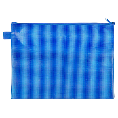 Artikelbild für VELOFLEX Reißverschlussbeutel DIN A4 blau 0,26 mm, 1 St., Artikelnummer 190492