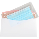 Artikelbild 1 für tarifold Maskentaschen antimikrobiell DIN lang transparent genarbt 0,12 mm, 6 St., Artikelnummer 329534