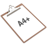 Artikelbild 1 für RAPESCO® Klemmbrett VHBCB003 DIN A4 braun Holzhartfaser, 1 St., Artikelnummer 710253