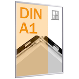 Artikelbild 1 für SPRINTIS Klapprahmen silber 59,4 x 84,1 cm, 1 St., Artikelnummer 729907