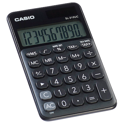 Artikelbild 3 für CASIO SL-310UC Taschenrechner schwarz, Artikelnummer 445837