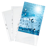 Artikelbild 1 für DURABLE Prospekthüllen Premium DIN A4 überbreit glasklar glatt 0,08 mm, 50 St., Artikelnummer 392963