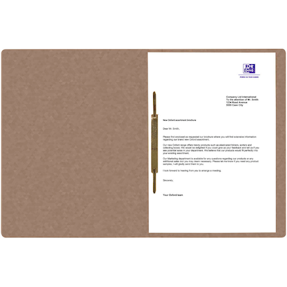 Artikelbild 2 für OXFORD Schnellhefter TOP FILE+ Karton braun DIN A4, 1 St., Artikelnummer 802104