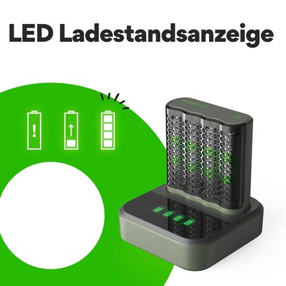 Artikelbild 7 für GP M452D 4-Port inkl. Dockingstation Akku-Schnellladegerät inkl. Akkus, Artikelnummer 255439