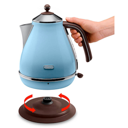 Artikelbild 2 für DeLonghi Wasserkocher Icona Vintage blau 1,7 l 2.000 W, Artikelnummer 943865