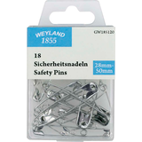 Artikelbild 1 für WEYLAND 1855 Sicherheitsnadeln silber, 18 St., Artikelnummer 768877