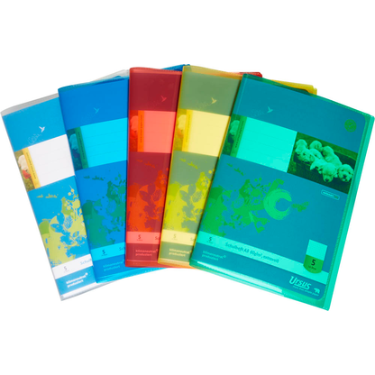 Artikelbild für 5 JOLLY Heftumschläge farbsortiert Kunststoff DIN A5, Artikelnummer 528594