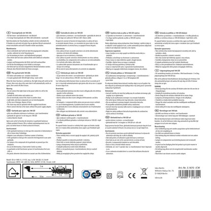 Artikelbild 9 für Idena Tannengirlande 100er LED Lichterkette grün 5,0 m, 1 St., Artikelnummer 761854