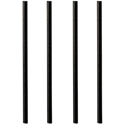 Artikelbild für 500 PAPSTAR Cocktail-Strohhalme pure schwarz, Artikelnummer 821708