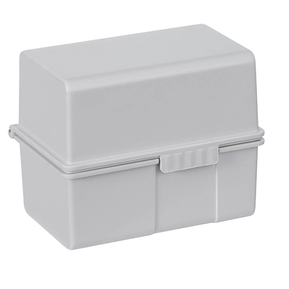 Artikelbild 5 für HAN A8 Karteikasten DIN A8 für 200 Karteikarten lichtgrau mit Deckel, Artikelnummer 244778