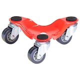 Artikelbild 1 für WAGNER® design yourself Transportroller MM 1193 rot 16,0 x 16,0 x 6,0 cm bis 60,0 kg, Artikelnummer 418618